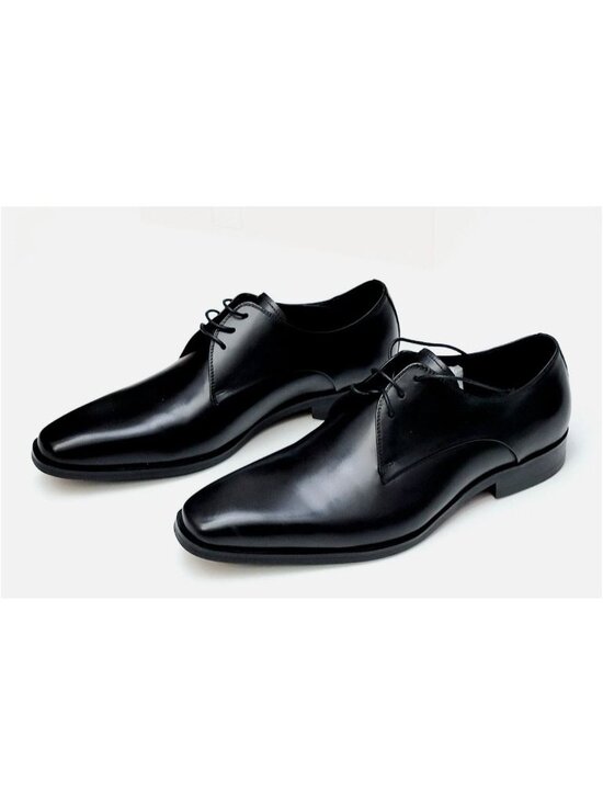 Frasoicus Mens Black Leather Oxford Dress Shoes Size 9 NEW main image 10